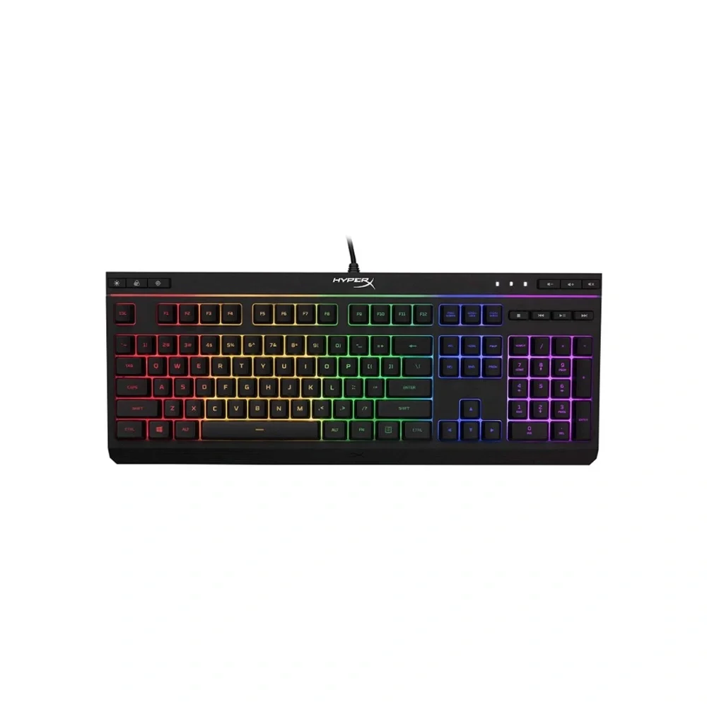 HyperX‎ Alloy Core RGB – Membrane Gaming Keyboard, Comfortable Quiet Silent Keys